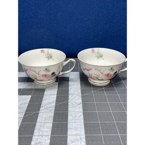 2 Grace Teaware Cottage Rose &Birds Magnolia Garden Coffee/Teacup
